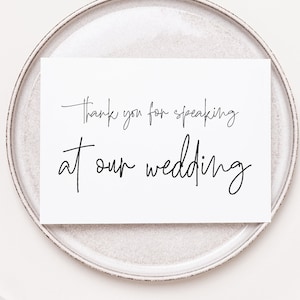 Carte de mariage, discours de mariage, cadeau de fête de mariage, cadeaux de fête de mariage des jeunes mariés, carte de toast de mariage