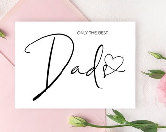 Cute Best Dads Pregnancy Announcement Card for Dad, Pregnancy Reveal Card for Father, You're Going to be Promoted to Grandfather To Be Gift