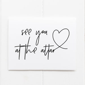 See You At The Altar Wedding Card, Groom Gift From Bride, Groom Gifts, To My Husband On Our Wedding, Husband Gift, Husband Wedding Gift, CS