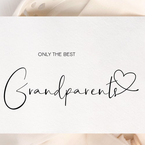 Pregnancy Announcement Card for Grandparents Pregnancy Reveal Etsy
