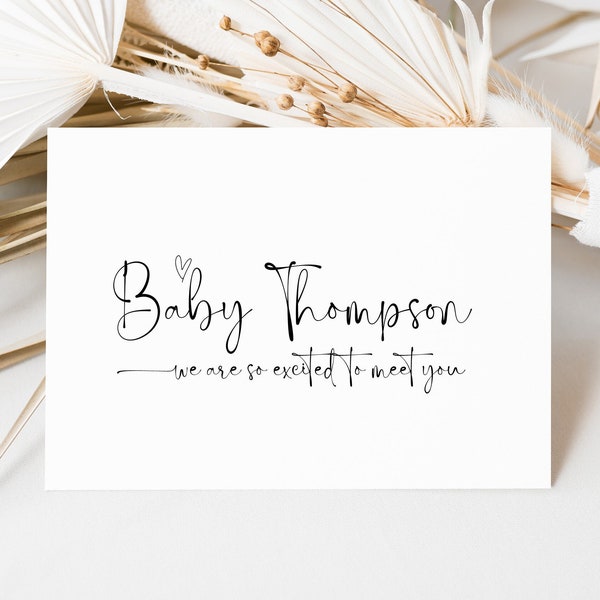 Custom Pregnancy Congratulations Oh Baby Card, Sister New Baby Congrats, You're Pregnant for Friend, Expecting, Expectant Mom to Be Gift