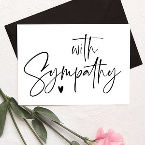 Con tarjeta de felicitación de simpatía, tarjeta de duelo, condolencia, apoyo a la tristeza, tarjeta de luto pensando en ti, pérdida de mascota, compasión por el duelo