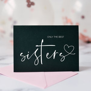 Carte d'annonce de grossesse de la meilleure sœur noire, carte de révélation de grossesse, vous allez être promu tante, tante à être carte, attend