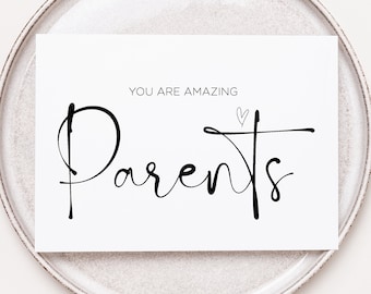 Pregnancy Announcement Card for Parents, Pregnancy Reveal Card for Mom and Dad, You're Going to be Grandparents To Be Gift Mother and Father