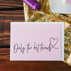 Rosa Schwangerschaftskarte für Freunde, Schwangerschaftsankündigungskarten für Bestie, du wirst zur Tante befördert, Tante Geschenk, erwartet