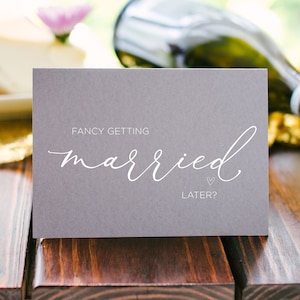 Linda tarjeta de boda para mi novio, me gustaría casarme más tarde, esposo el día de la boda, regalo para el futuro novio, para el novio de la novia, futura esposa