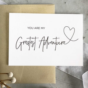 You Are My Greatest Adventure Wedding Card, Groom Gift From Bride, Groom Gifts, To My Husband On Our Wedding Day, Husband Gift, Husband Gift