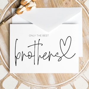 Beste Bruder Schwangerschaftsankündigungskarte, Schwangerschaft enthüllen Karten für Sibling, Sie werden zum Onkel befördert, um Geschenk zu sein, erwartet