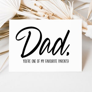 Divertente Felice Festa del Papà Miglior Papà Genitore preferito, Al papà dalla famiglia, Regalo carino per la Festa del papà, Regali semplici da Figlio Figlia, Senso dell'umorismo