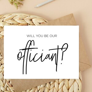 Zult u onze Officiant zijn, trouwkaart aanvraag, trouwkaart, trouwkaart, trouwkaart, modern