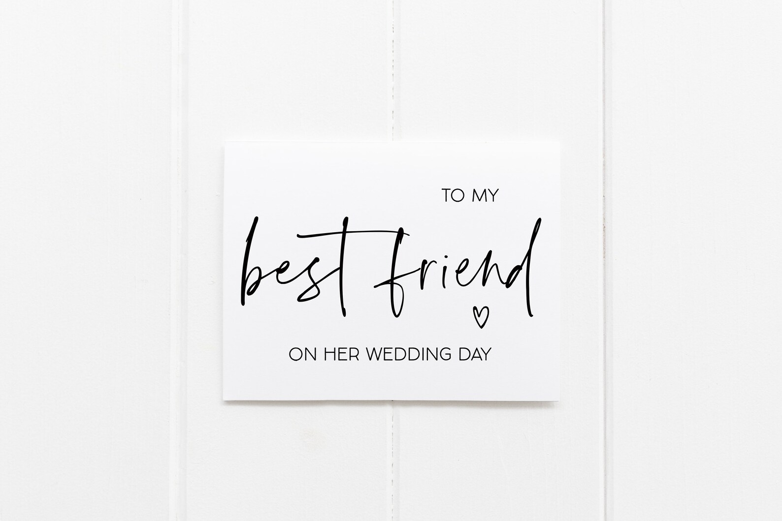 To My Best Friend on Her Wedding Day Gift for Bride Best Etsy