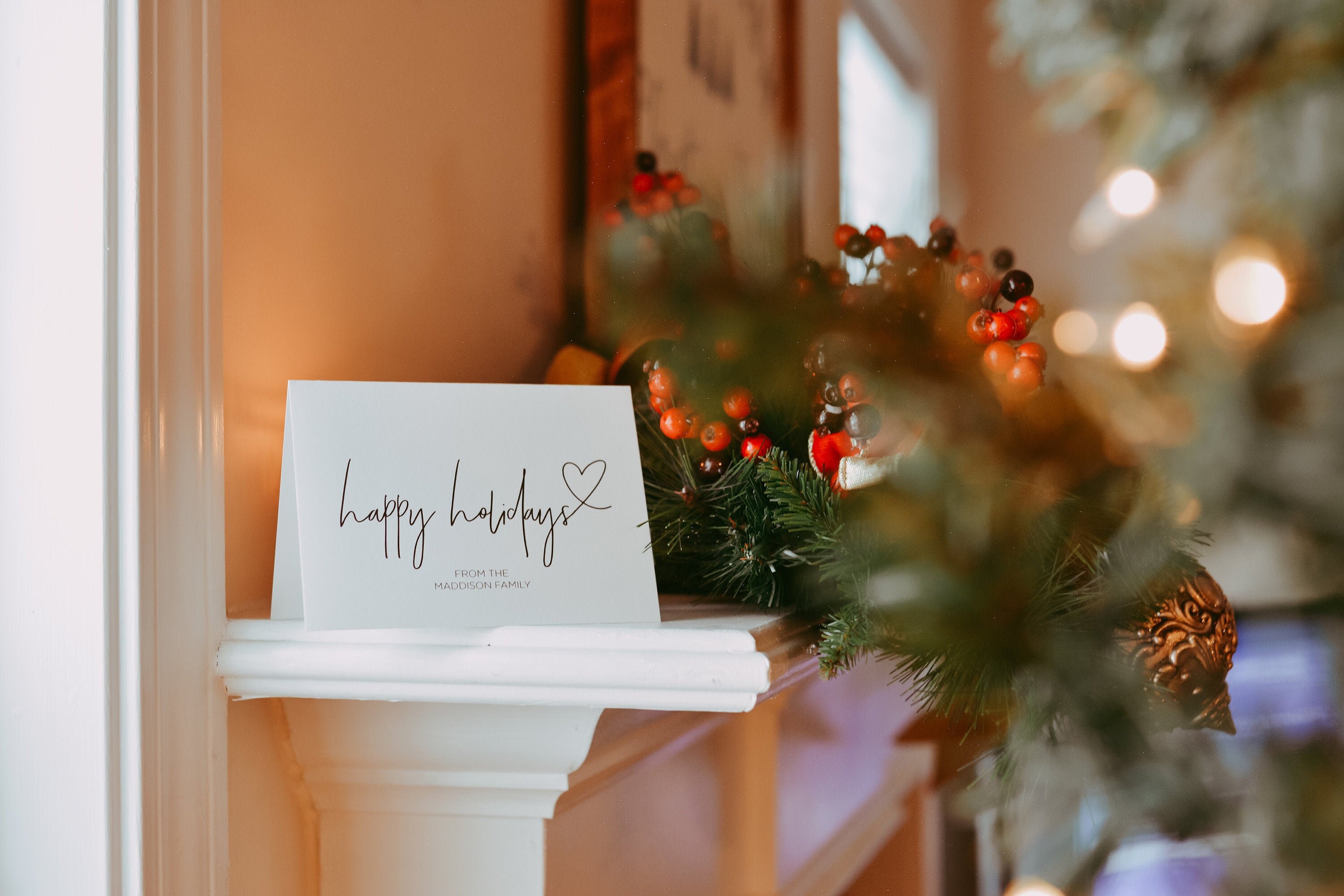 Christmas Cards Holiday Cards Personalized Christmas Card Etsy Australia