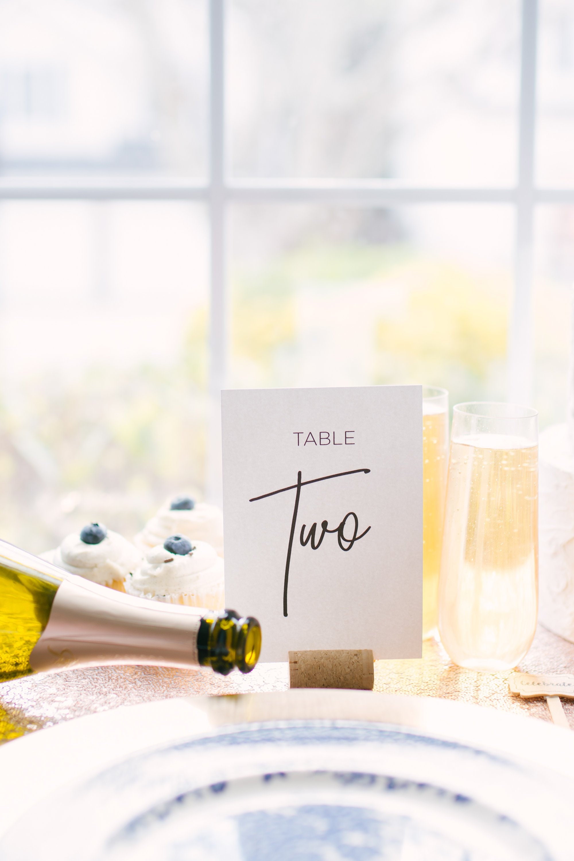 | 5x7 inch Double Sided with Elegant Calligraphy Design Rose Gold Dessie Wedding Table Numbers Also Available in Silver, Black and Gold Includes Numbers 1-25 and Head Table Card | 5x7 inch Double Sided with Elegant Calligraphy Design Rose Gold Dessie Wedding Table Numbers Also Available in Silver, Black and Gold Includes Numbers 1-25 and Head Table Card