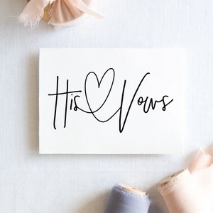 Hochzeitsgelübde, Hochzeitsgelübde-Andenken, Braut- und Bräutigam-Gelübde, Hochzeitgelübde-Karte, seine und ihre Gelübde, Hochzeitgelübde-Kalligraphie, Hochzeitgelübde-Buch