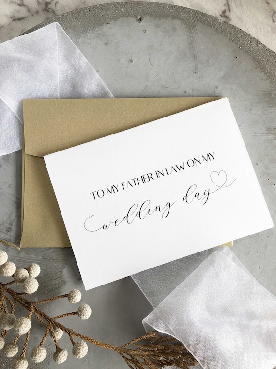 Father in on sale law wedding gifts