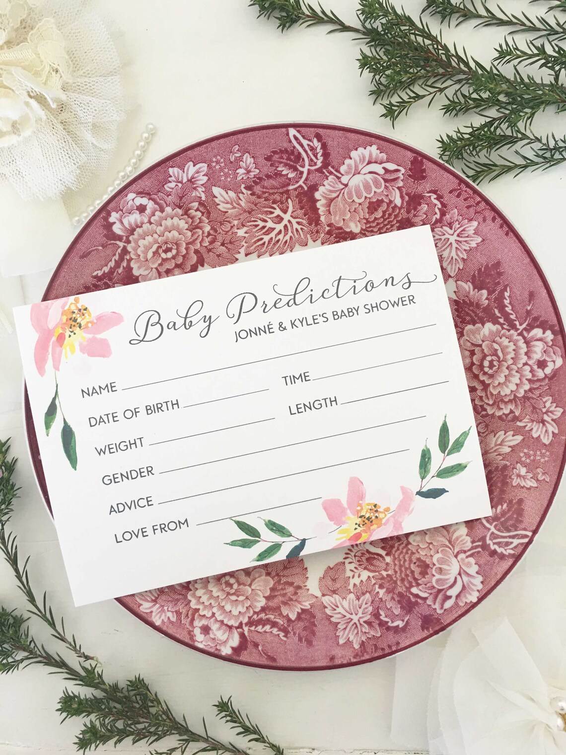 Baby Shower Prediction Cards Baby Prediction Card Baby Etsy Australia