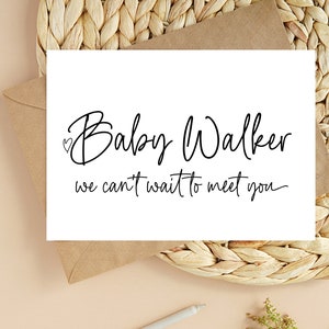 Personalisierte Schwangerschafts-Glückwunschkarte „Oh Baby“, „Schwester, neues Baby“, „Du bist schwanger“ für eine Freundin, werdende Mutter als Geschenk
