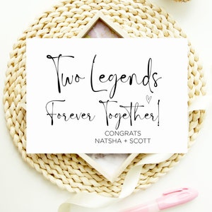 Congratulations Funny Wedding Card, Bride and Groom Gift, Personalised Card for Couple getting Married, Custom Engagement, New Mr and Mrs