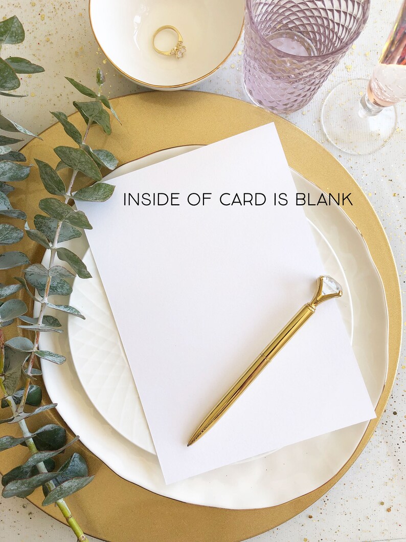 from Bride and Groom Modern Wedding Thank You For Being Our Witness Wedding Day Card Bridal Party Wedding Thank You Gift