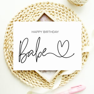Cartão de feliz aniversário para namorado, cartões de aniversário para namorada, presente para marido da esposa, para ela, aniversário do marido para ele, amor fofo
