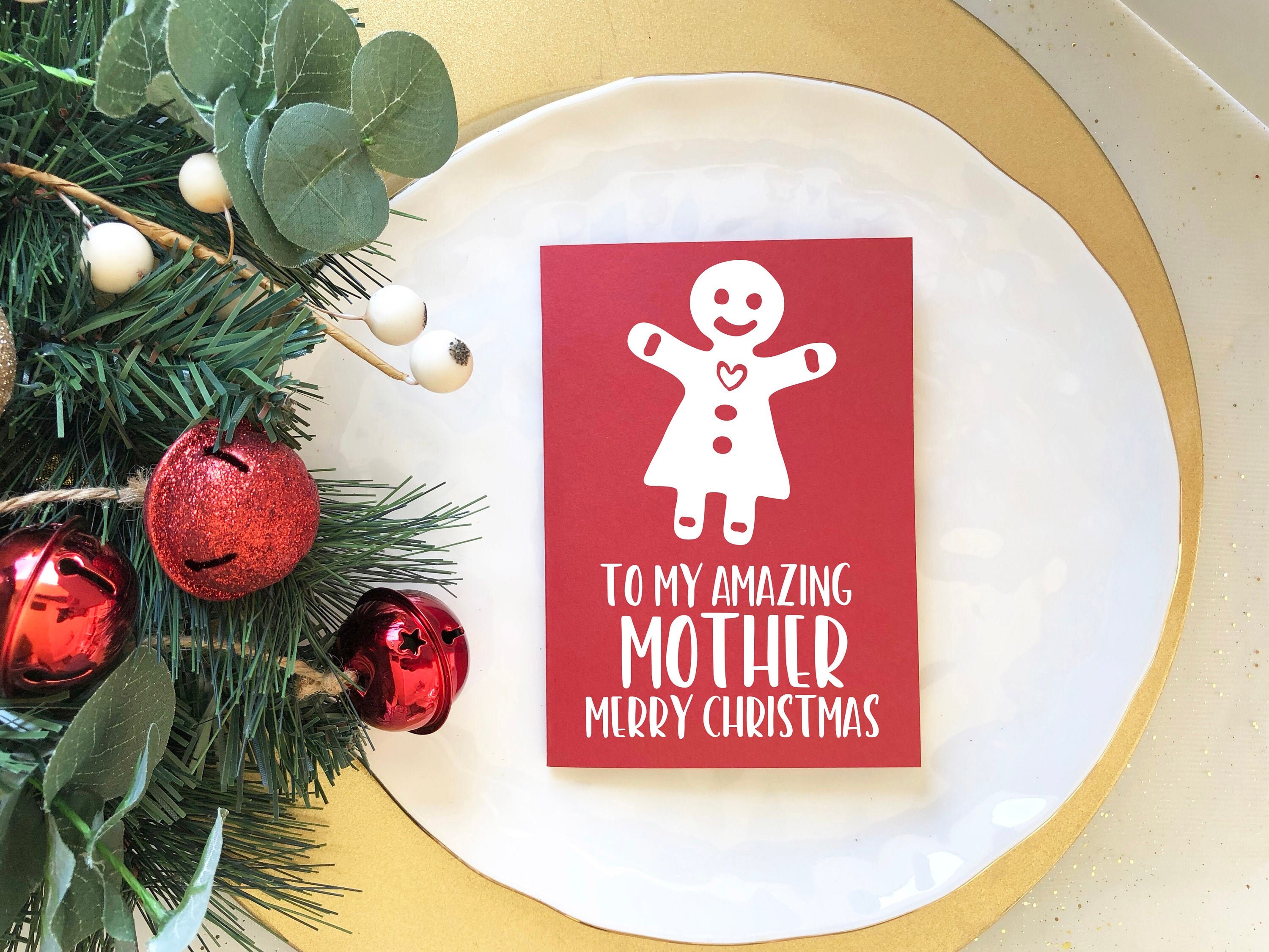 Süße Weihnachtskarten für Mama zu meiner Mutter Frohe Etsy