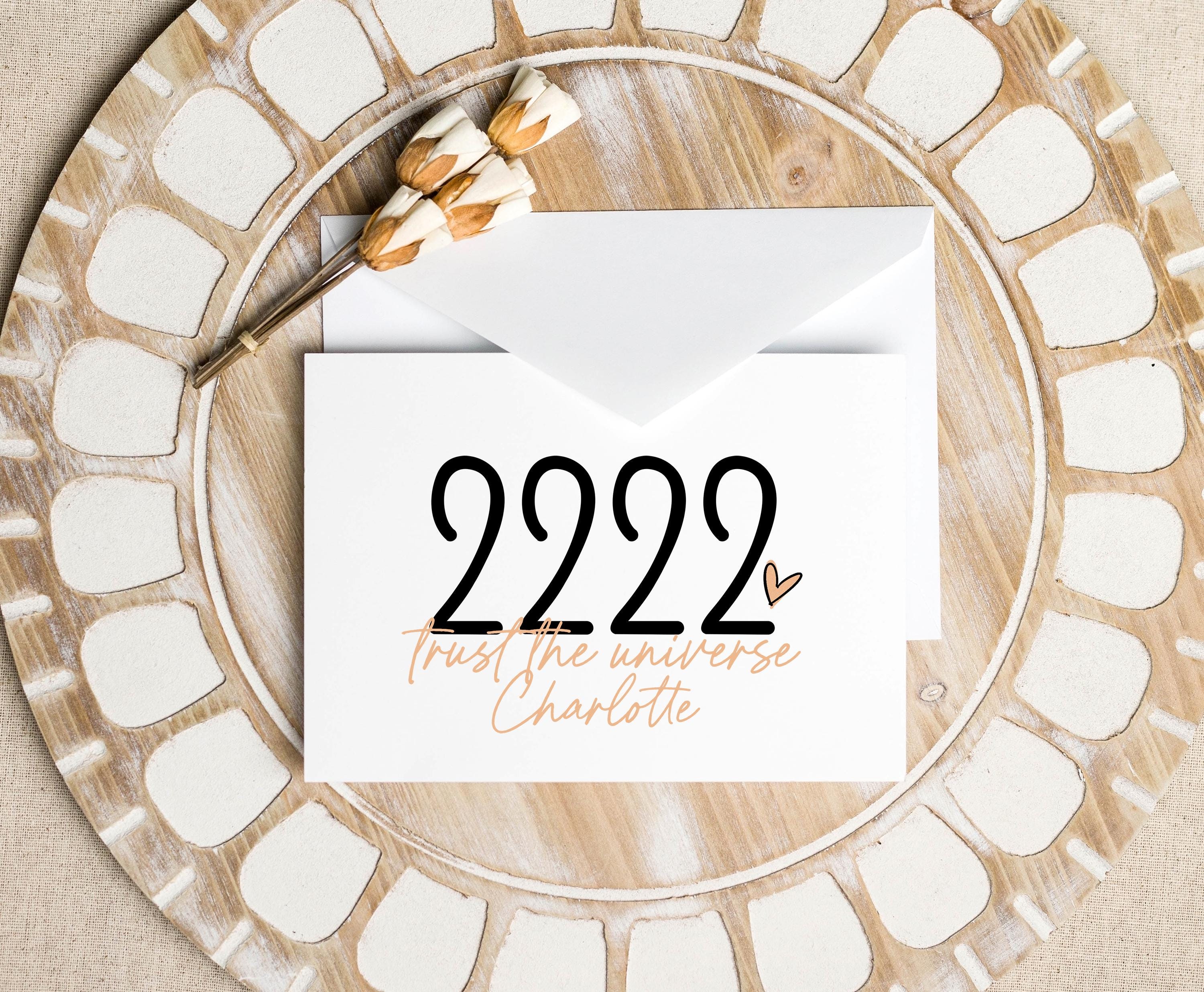 2222 Angel Number - Etsy