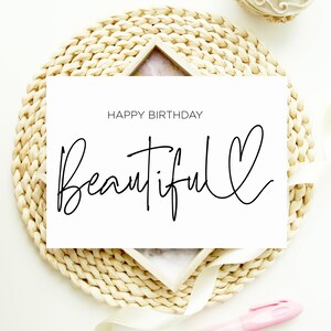 Gelukkige verjaardag mooie kaart, verjaardagskaarten vriendin van vriend, cadeau voor vrouw van man, voor haar, verloofde kaarten, schattige liefde