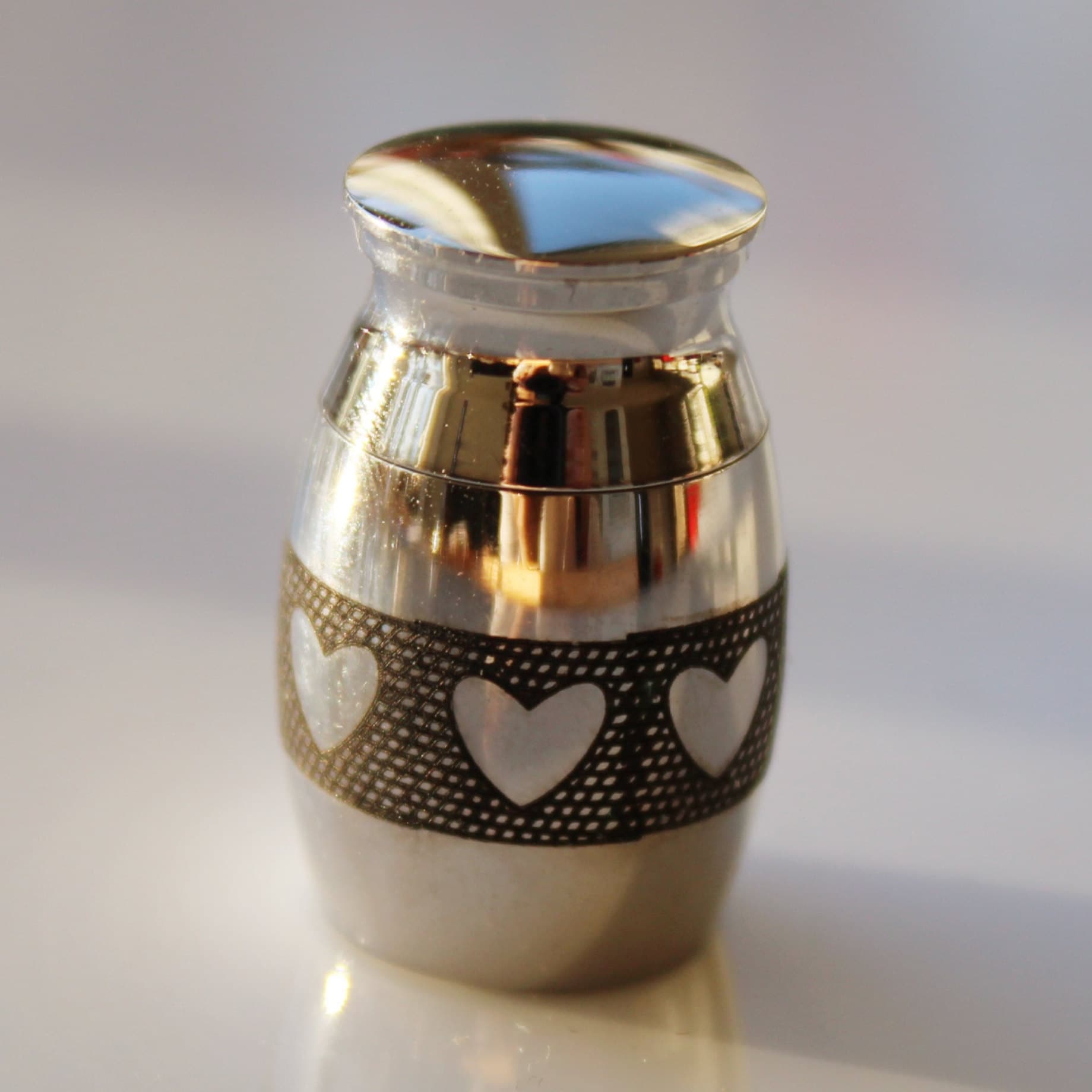 Small Heart Urn Heart Mini Urn Urn For Human Ashes Pet Etsy