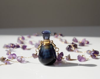 Crystal Mini Urn Necklace: Natural Stone Keepsake, Memorial Gift