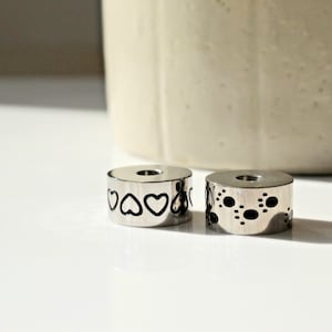 Heart & Pet Pawprint Memorial Charm • Pet Cremation Jewelry • Ashes Memorial Keepsake • Memorial Charm For Human Ashes • Memorial Gift