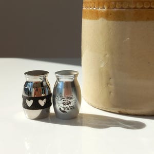 Small Heart Urn • Your Wings Were Ready Urn • Urn For Human Ashes • Pet Memorial Urn •  Small Ashes Keepsake • Always With Me Keepsake