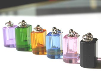 Glazen mini-urn: aandenken voor as (25 mm)