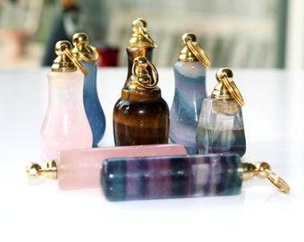 Crystal Mini Urn: Natural Stone Ashes Keepsake - Memorial Gift