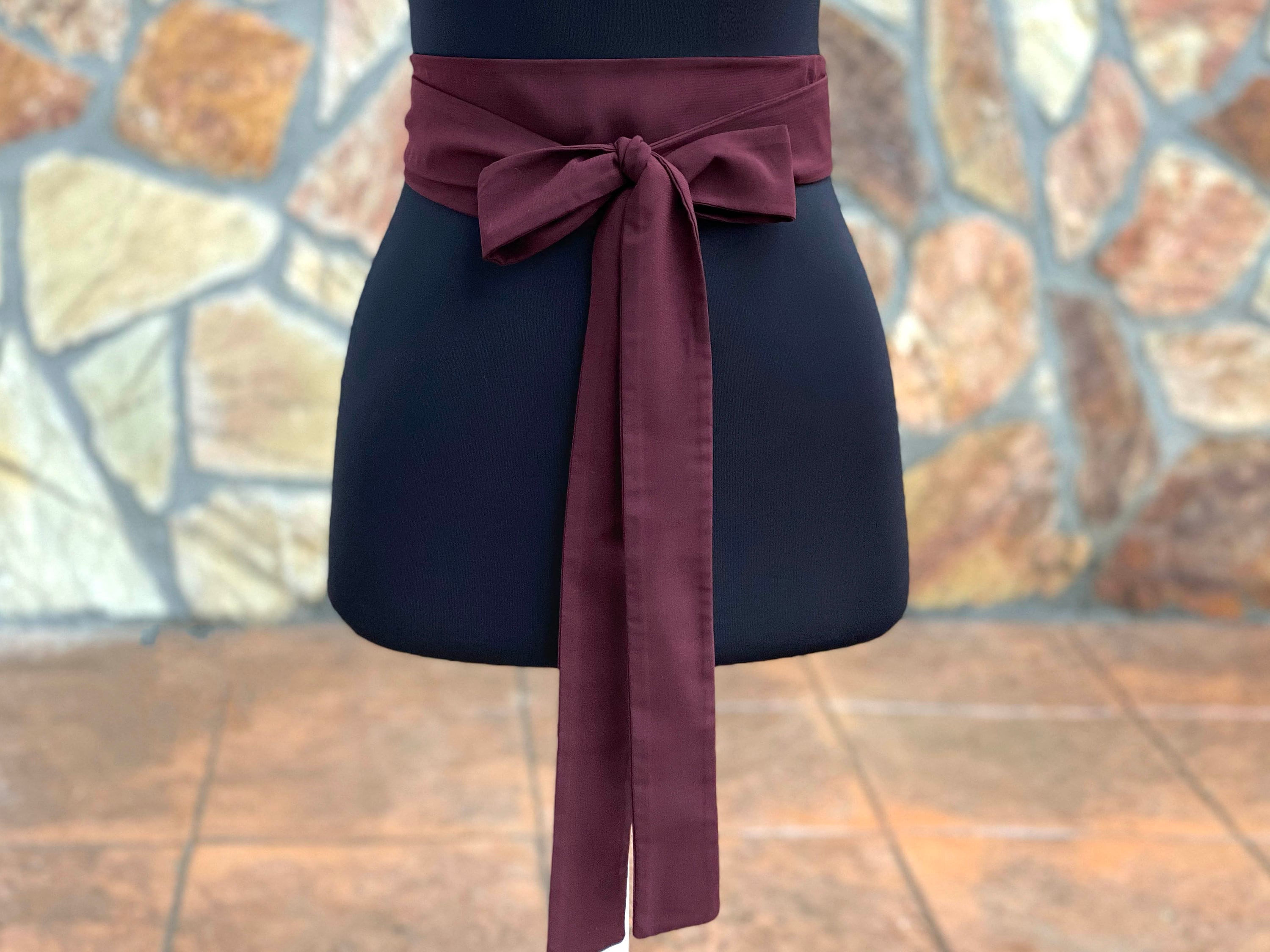 burgundy dress sash Burgundy with Sash on Gold Applique Bottom Dress D2141712 – Happy Land