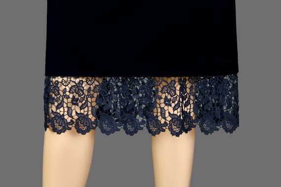 navy blue dress extender Customizable Navy Lace Skirt Extender Slip, Dress Extender Slip -SIZE & LENGTH OPTION