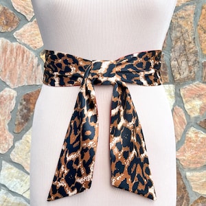 Leopard Wrap Belt - Etsy display picture 1
