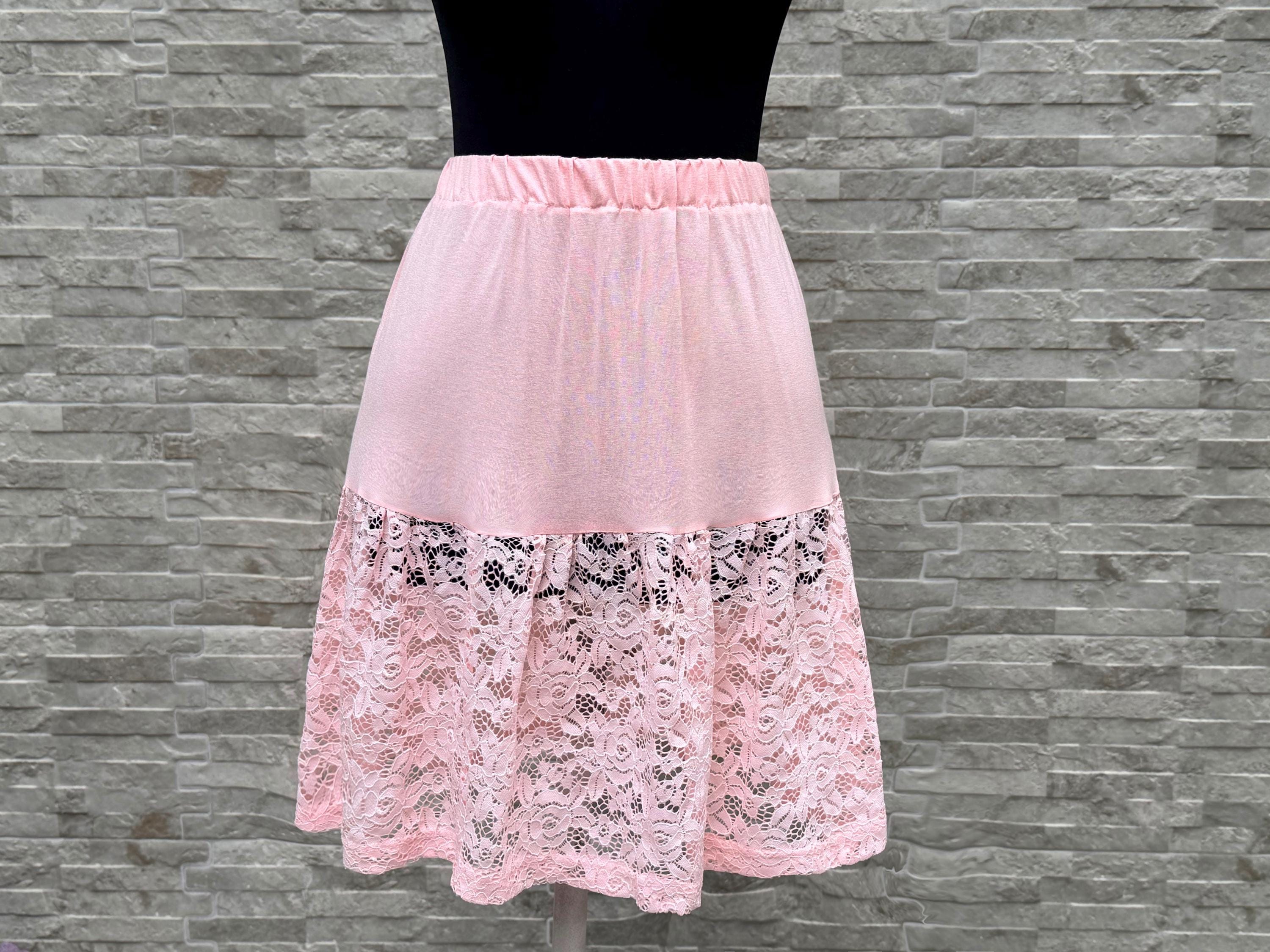knee length dresses for ladies Adjustable Hoop Petticoat Crinoline Lace Underskirt main image 1