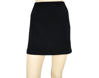 Plus Size Black Yoga Skirt, Long Legging Skirt, Cover Up Skirt, Mini Pencil Skirt, Yoga Pant Skirt, Audrey Booty Show- Length & Color Option