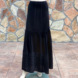 Skirt Extender Slip, Dress Extender Slip, Black - WITH LENGTH OPTION