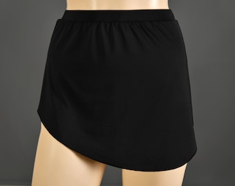 Booty sjaal, heupomslag, yogarok, lange leggingrok, bedekkende rok, mini-kokerrok, yogabroekrok, plus size
