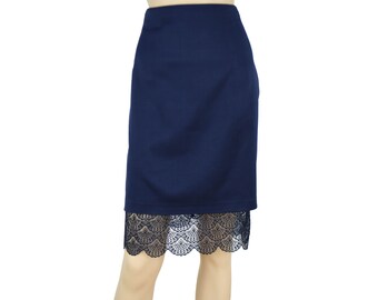 navy blue skirt extender