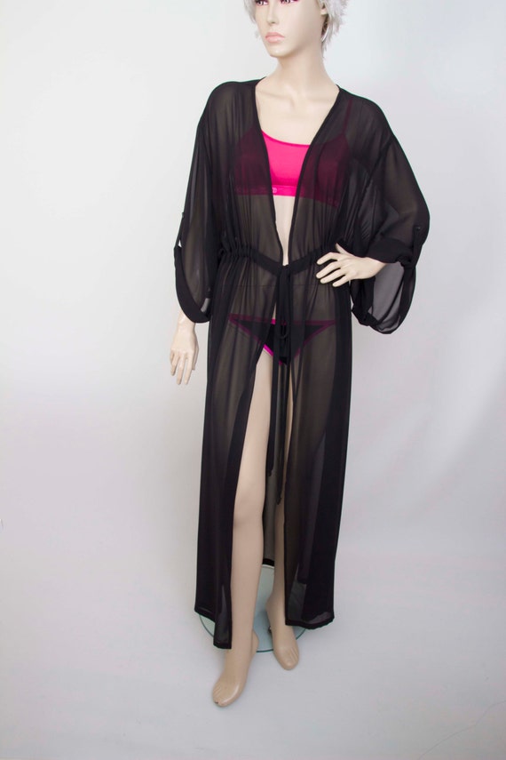 chiffon kimono dress