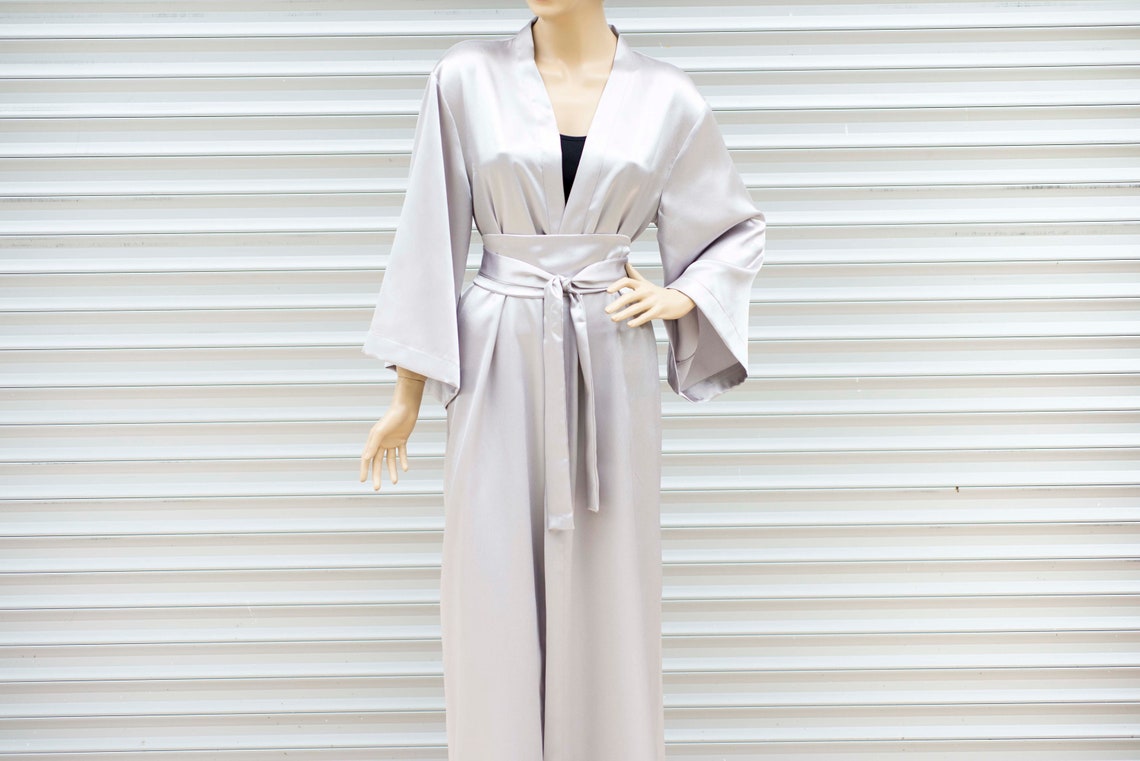 Long Morning Robe long Bridal Robe Kimono Kaftanmorning Etsy UK