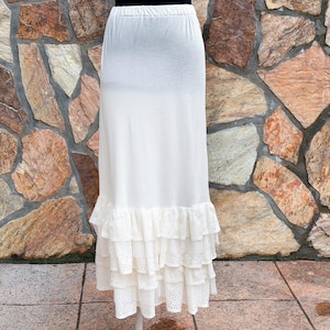 ivory dress extender Lovely Layers Beige Dress Extender S