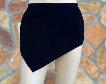 Rok asymmetrische legging, workoutrok, booty-sjaal, bedekkende rok, taillewarmer, rugwarmer, yoga-gelaagdheid