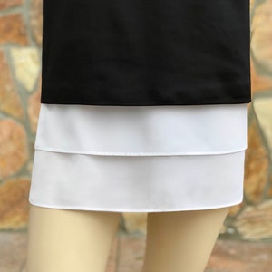Custom Size Top Extender In Off White, Shirt Extender, Plus Size Extender