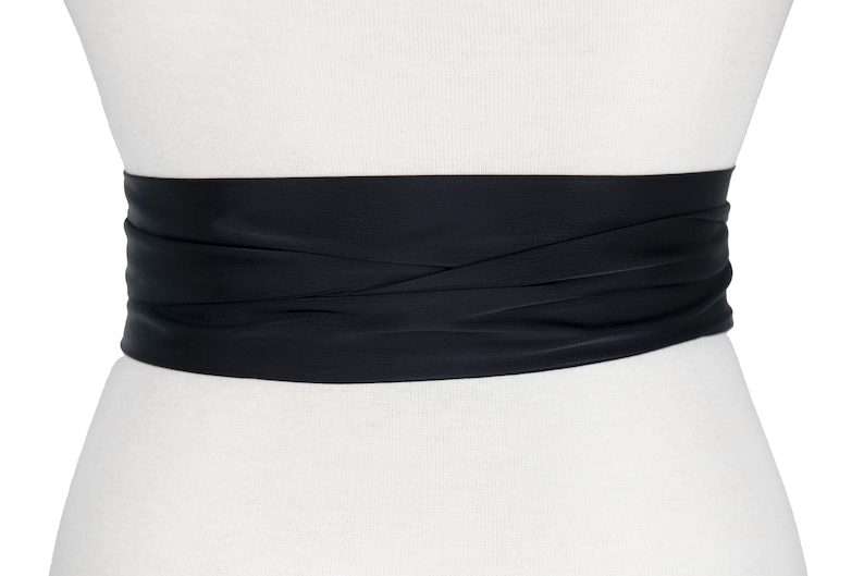 Plus Size Black Sash Solid Black Sash Belt Wedding Dress Etsy