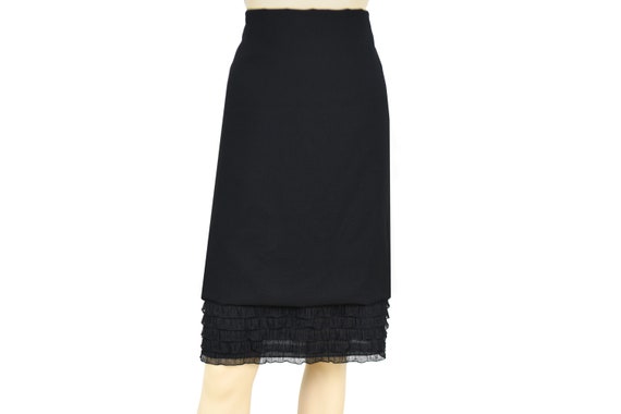 Pencil skirt extender top