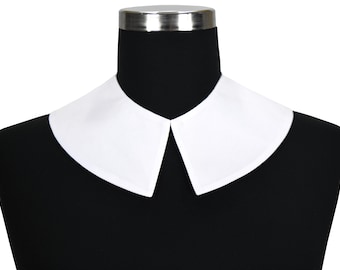 Peter Pan Collar, Detachable Collar, Collar Necklace, Fabric Collar, White