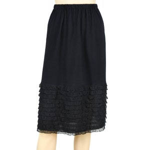 Long black skirt extender online